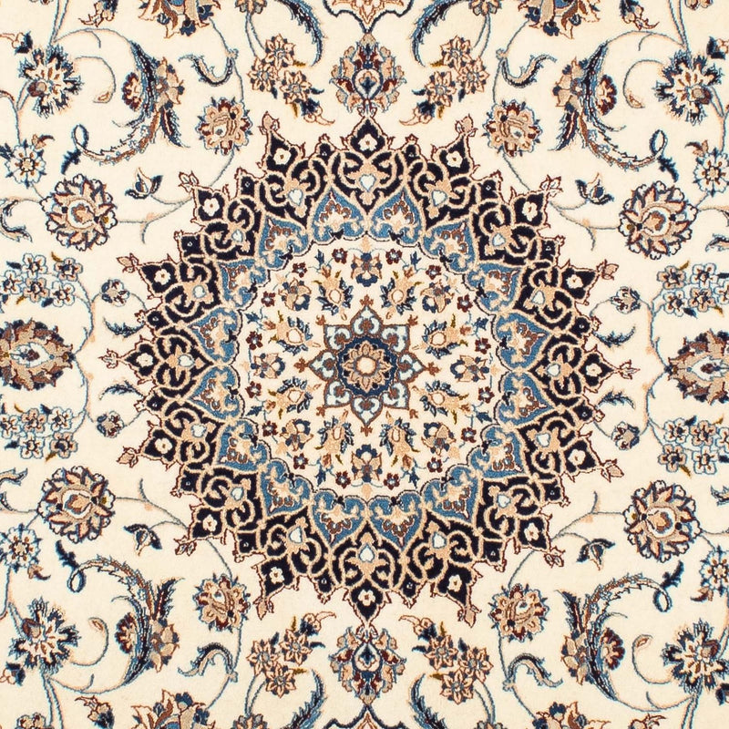 Tapis persan - Nain - Premium - 198 x 130 cm - beige