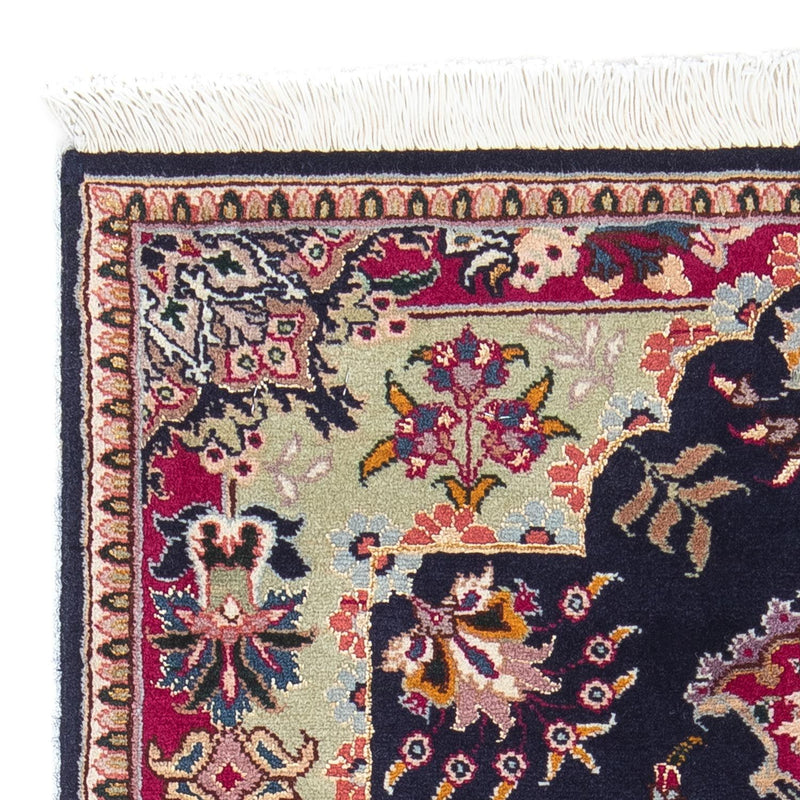Tapis persan - Tabriz - Royal - 90 x 60 cm - bleu foncé