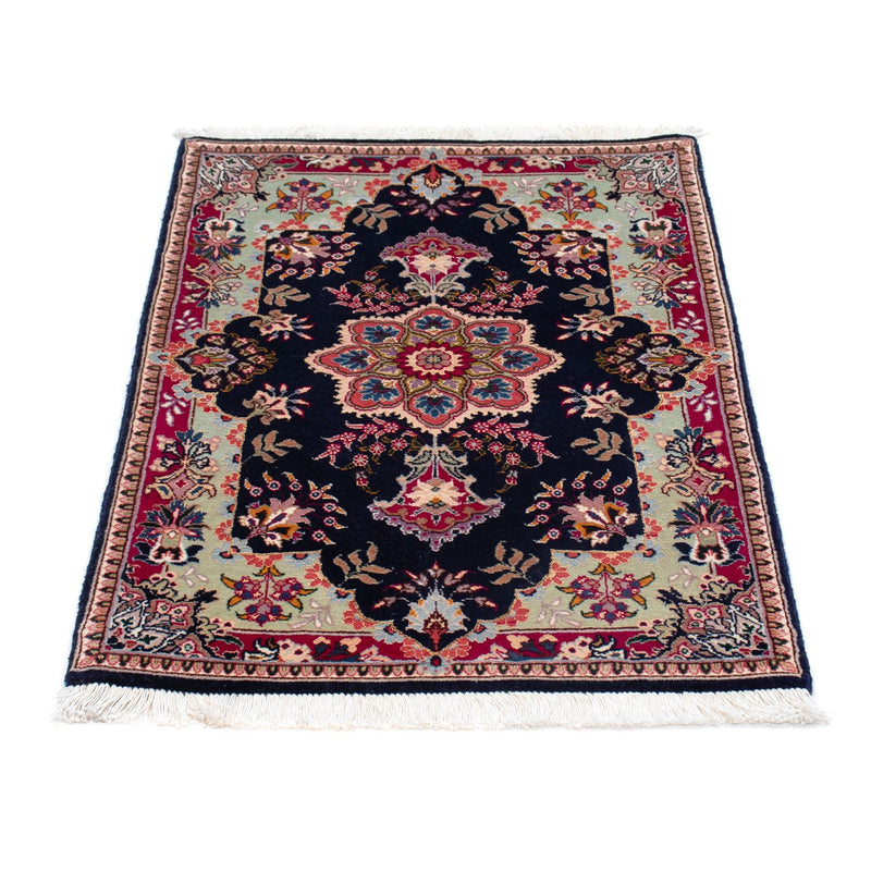 Tapis persan - Tabriz - Royal - 90 x 60 cm - bleu foncé