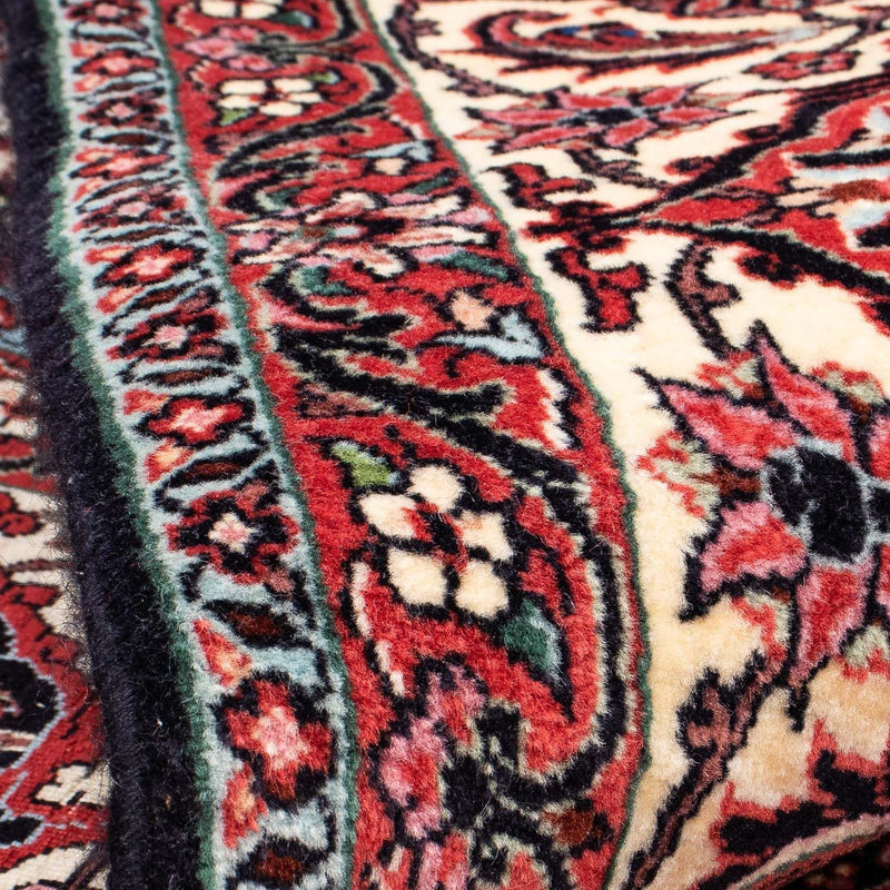 Tapis persan - Bidjar - 295 x 251 cm - rouge foncé