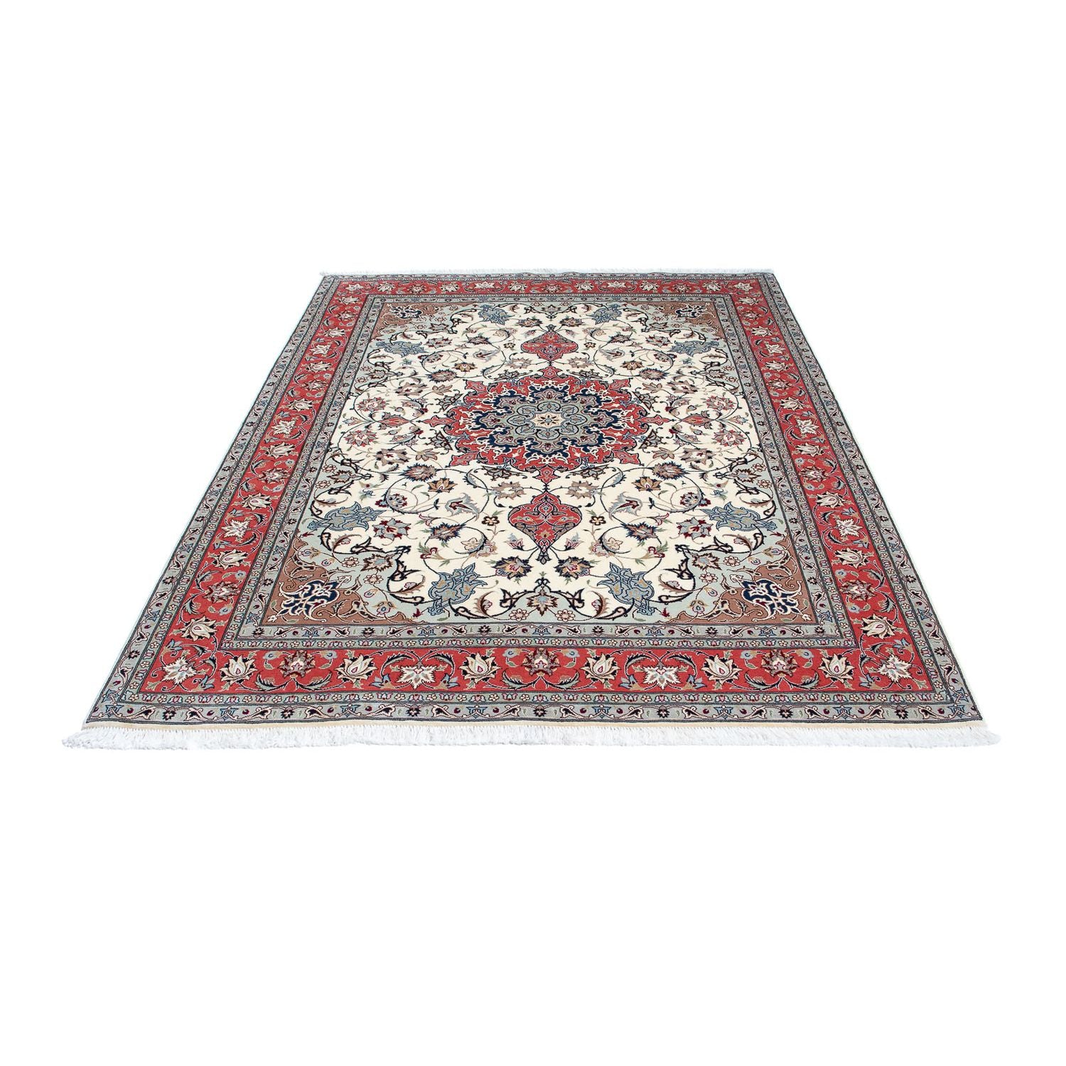 Tapis persan - Tabriz - Royal - 215 x 153 cm - beige