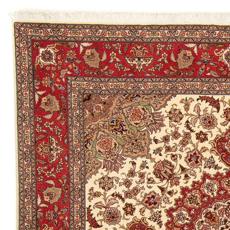 Tapis persan - Tabriz - Royal carré  - 203 x 200 cm - beige