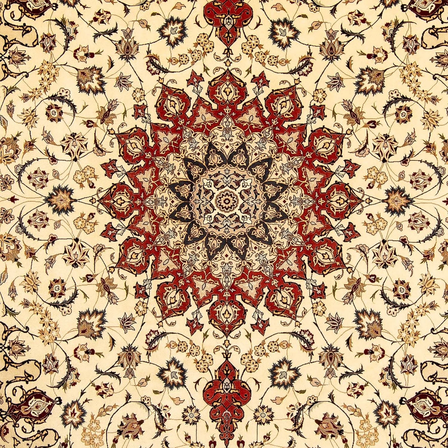 Tapis persan - Tabriz - Royal - 351 x 252 cm - beige