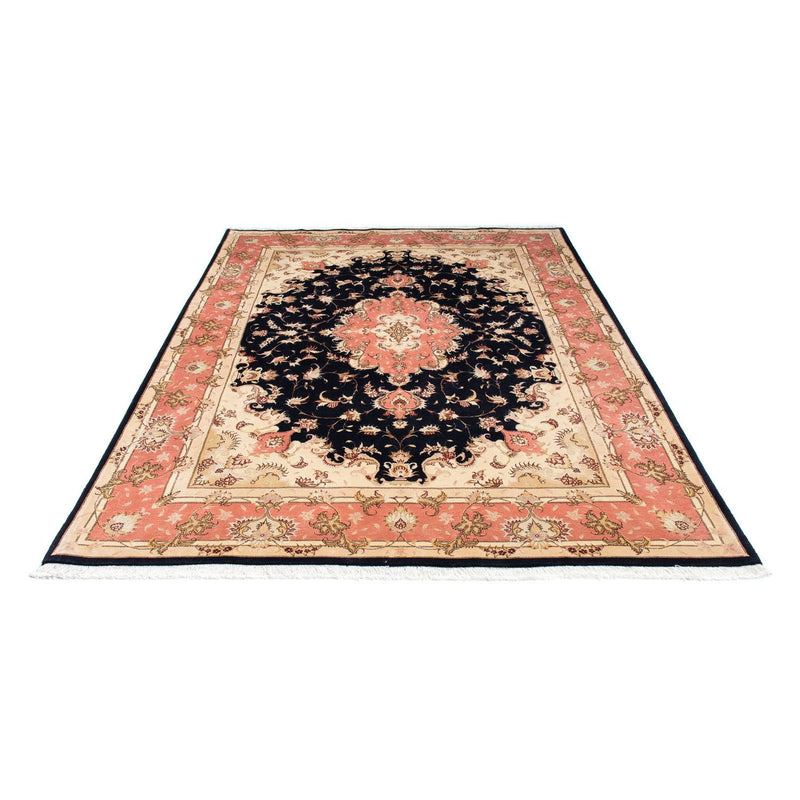 Tapis persan - Tabriz - Royal - 245 x 168 cm - bleu foncé