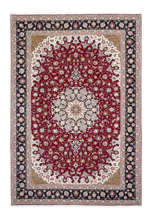 Tapis persan - Tabriz - Royal - 305 x 205 cm - rouge foncé