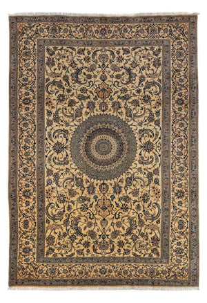Perserteppich - Nain - Royal 362 x 243 cm - dunkelbeige
