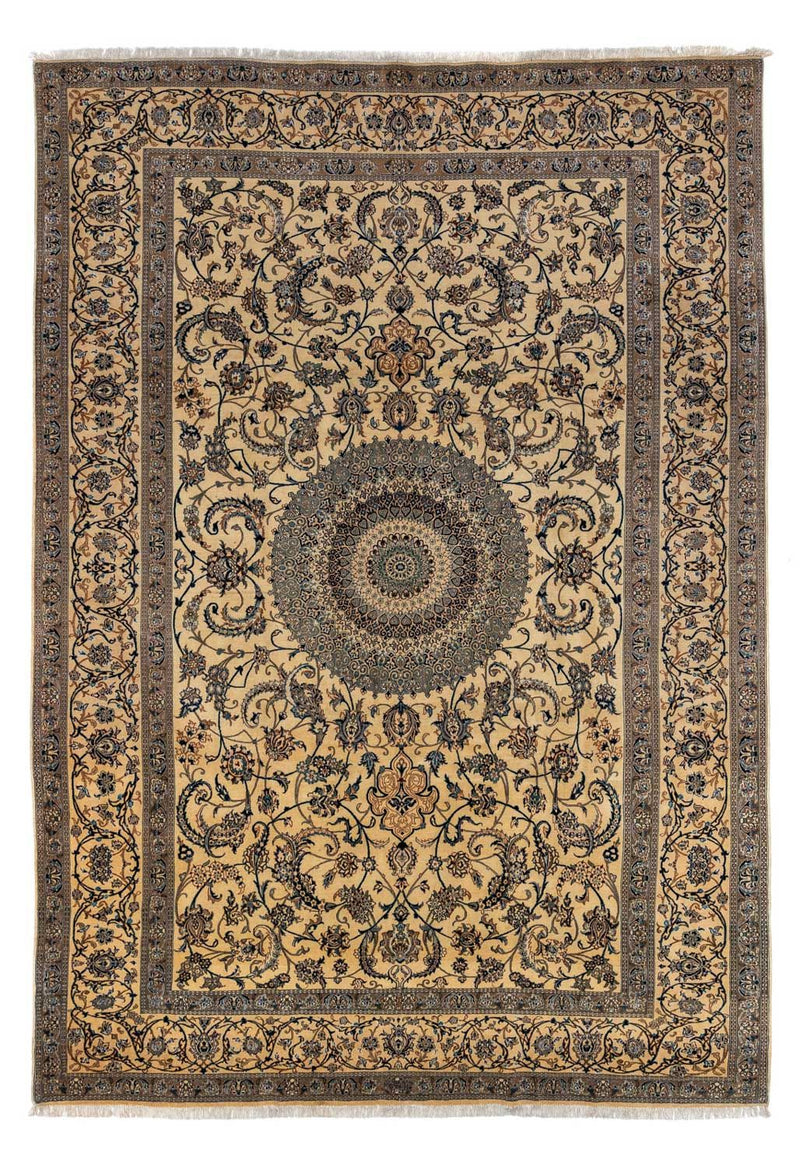 Tapis persan - Nain - Premium - 362 x 243 cm - beige foncé