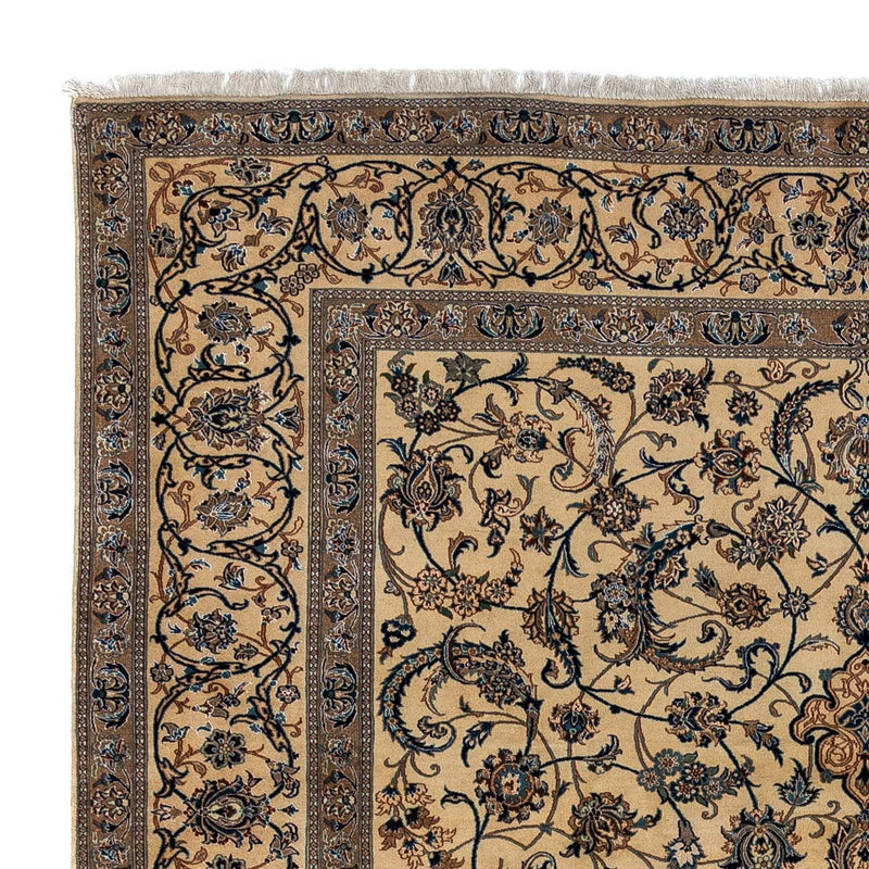 Tapis persan - Nain - Premium - 362 x 243 cm - beige foncé
