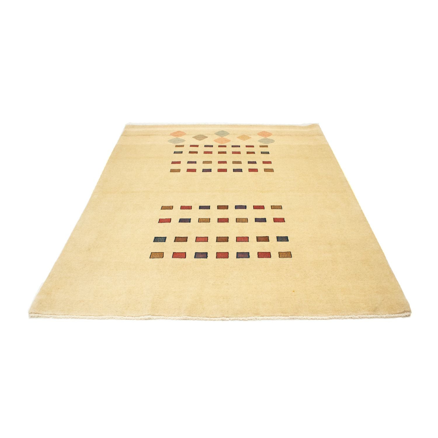 Tapis Gabbeh - Loribaft Persan - 241 x 168 cm - beige