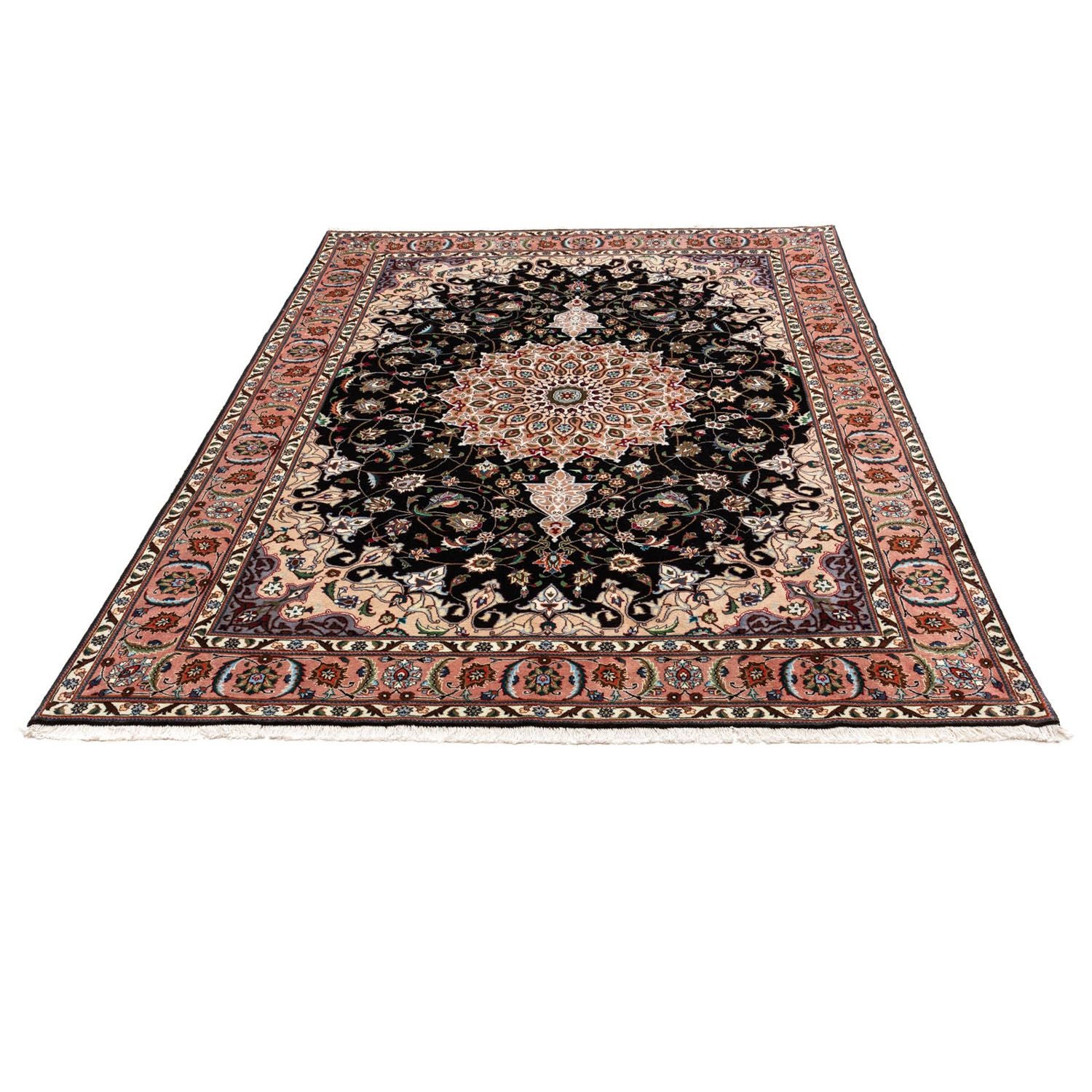 Tapis persan - Tabriz - Royal - 293 x 190 cm - bleu foncé