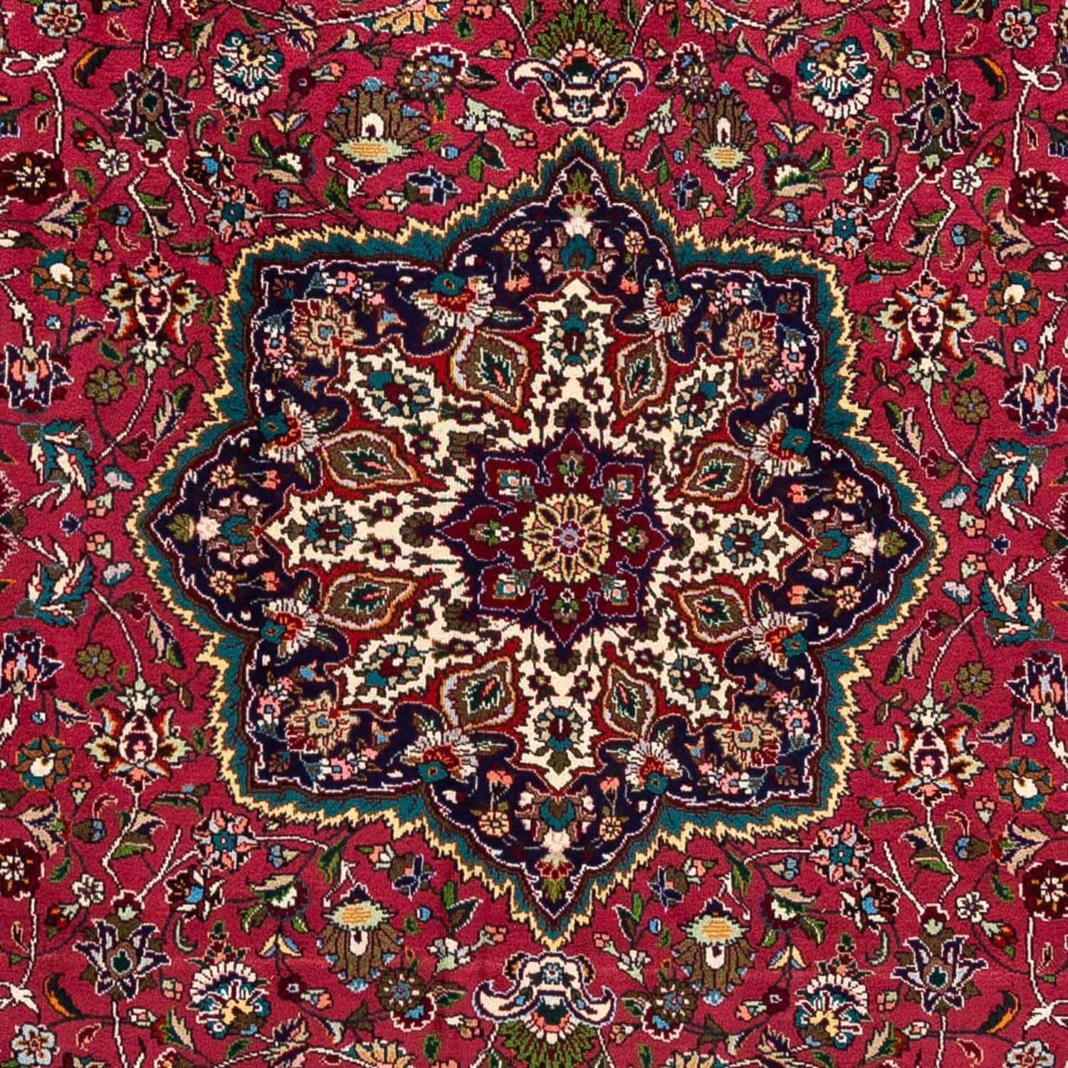 Tapis persan - Tabriz - Royal - 280 x 205 cm - rouge foncé