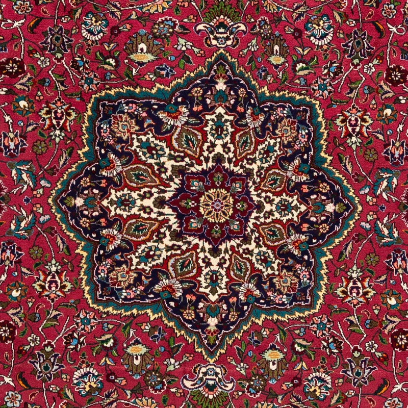 Tapis persan - Tabriz - Royal - 280 x 205 cm - rouge foncé