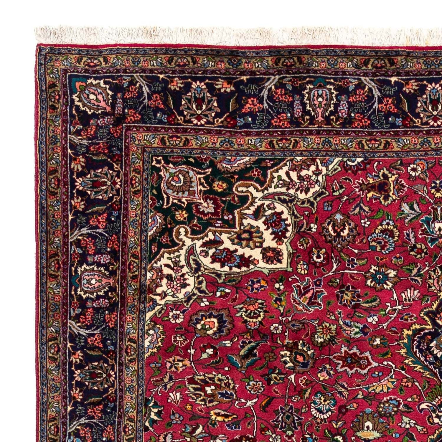 Tapis persan - Tabriz - Royal - 280 x 205 cm - rouge foncé