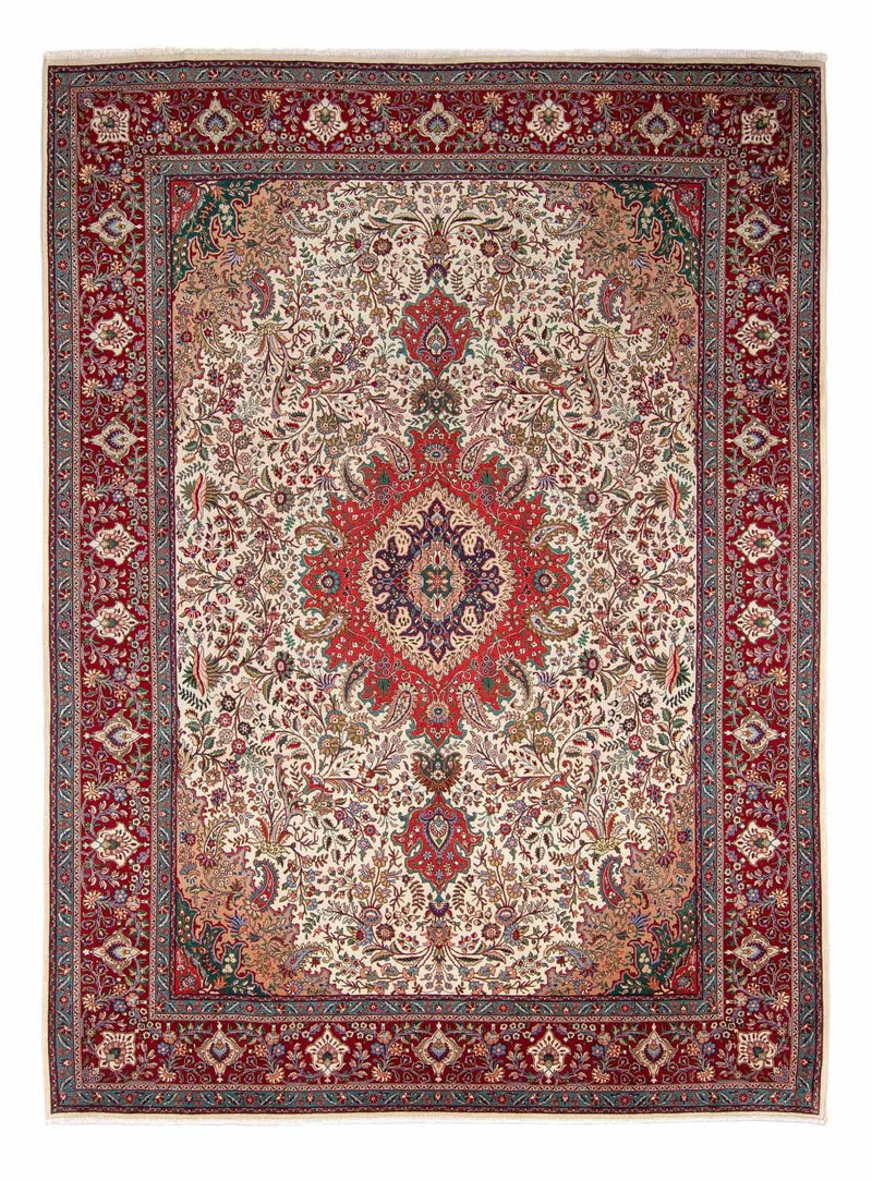 Tapis persan - Tabriz - Royal - 349 x 255 cm - rouge