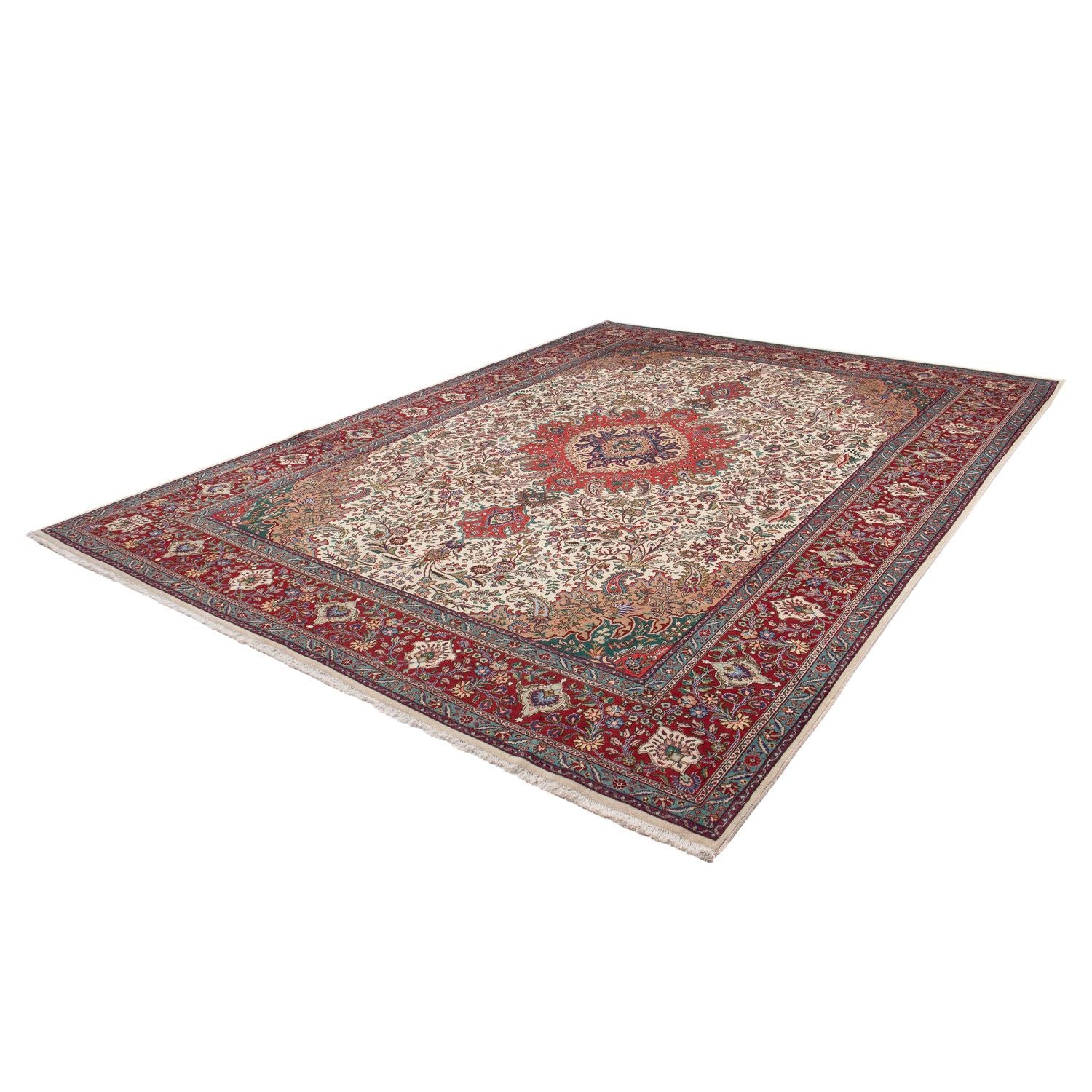Tapis persan - Tabriz - Royal - 349 x 255 cm - rouge