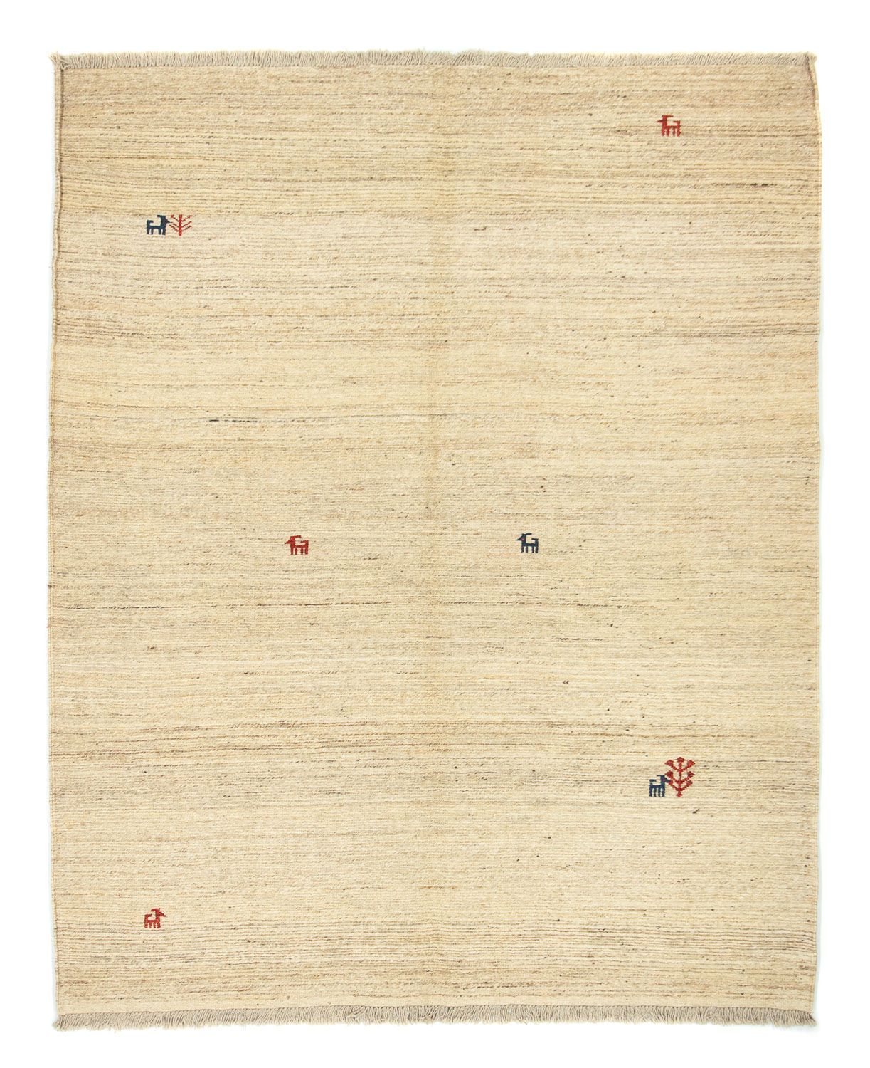 Tapis Gabbeh - Persan - 192 x 157 cm - beige