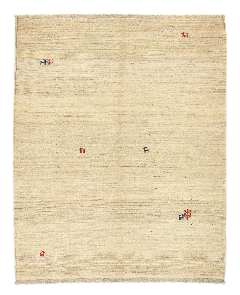 Tapis Gabbeh - Persan - 192 x 157 cm - beige