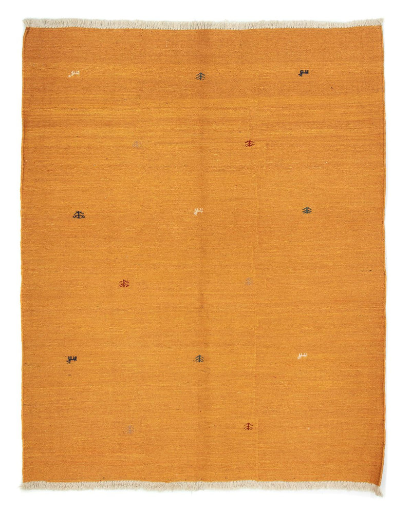 Tapis Gabbeh - Persan - 200 x 160 cm - or