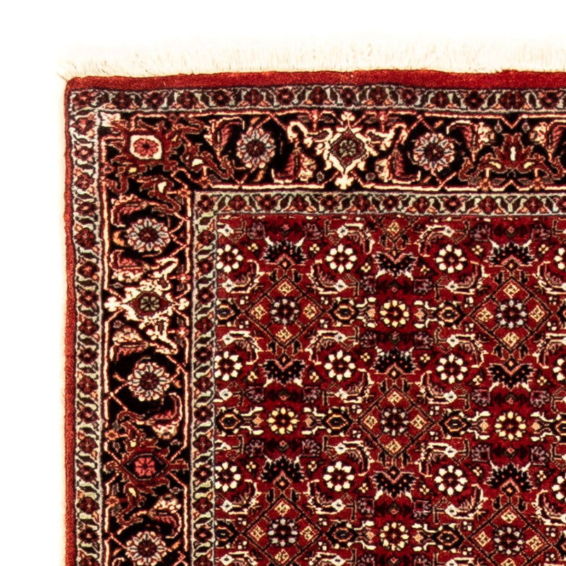 Tapis de couloir Tapis persan - Bidjar - 298 x 80 cm - rouge foncé