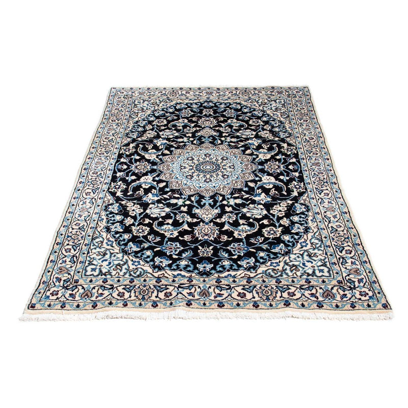 Tapis persan - Nain - Royal - 175 x 108 cm - bleu foncé
