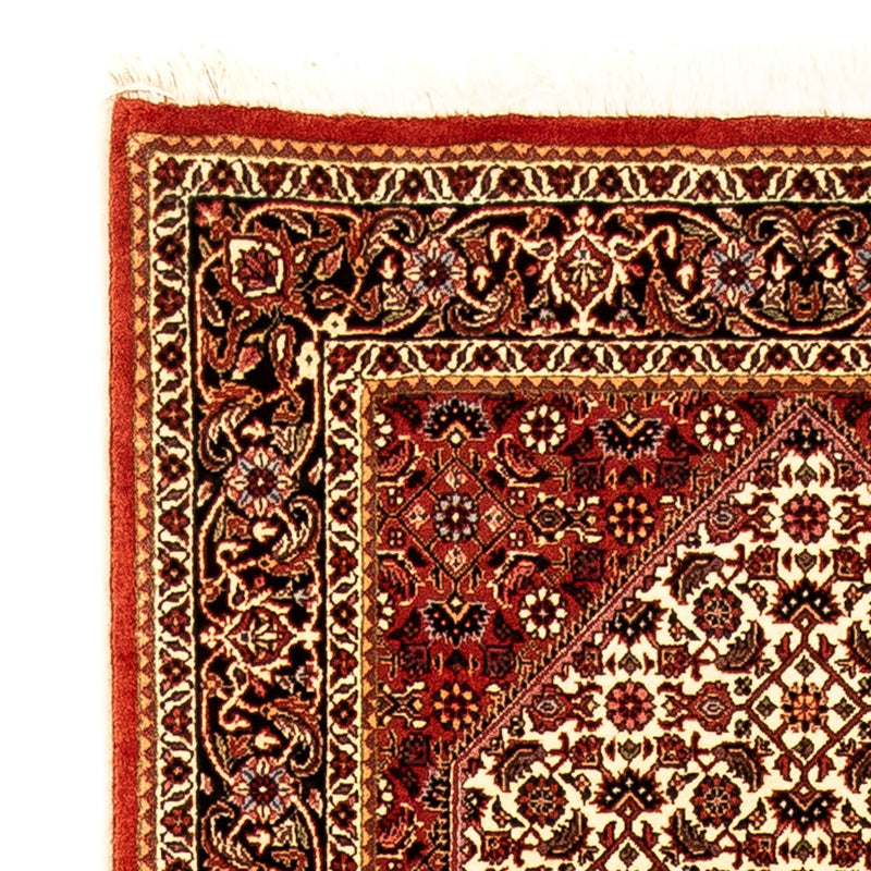 Tapis de couloir Tapis persan - Bidjar - 314 x 85 cm - rouge foncé