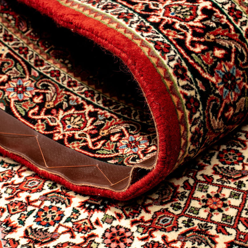 Tapis de couloir Tapis persan - Bidjar - 314 x 85 cm - rouge foncé