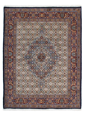 Tapis persan - Classique - 195 x 153 cm - bleu foncé