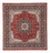 Tapis persan - Classique carré  - 308 x 300 cm - rouge
