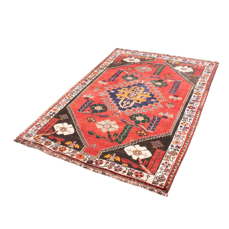 Tapis persan - Nomadic - 160 x 110 cm - rouge foncé