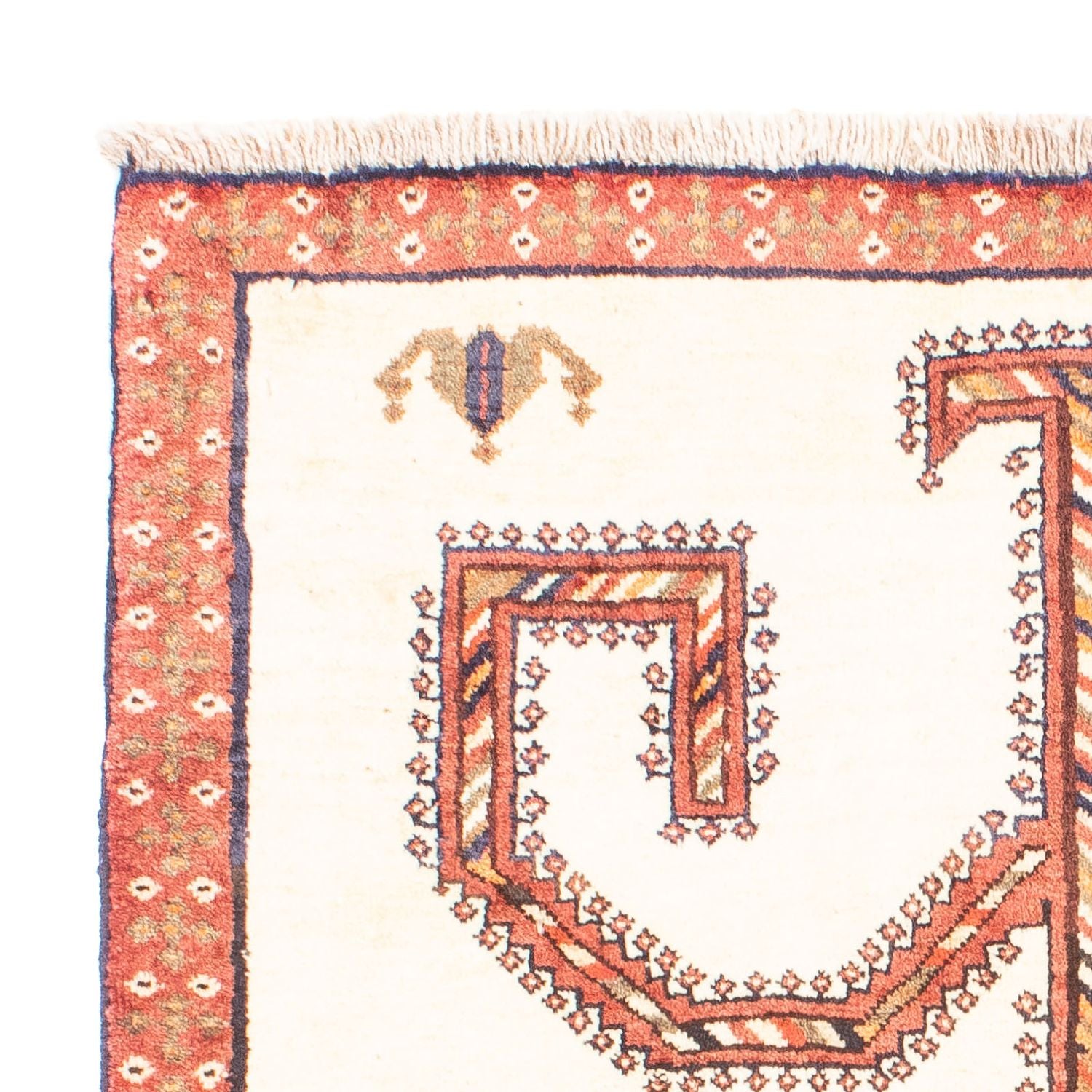 Tapis persan - Nomadic - 152 x 110 cm - beige