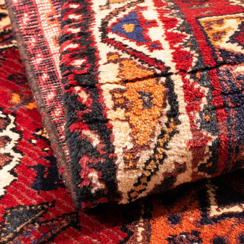 Tapis persan - Nomadic - 152 x 100 cm - rouge foncé