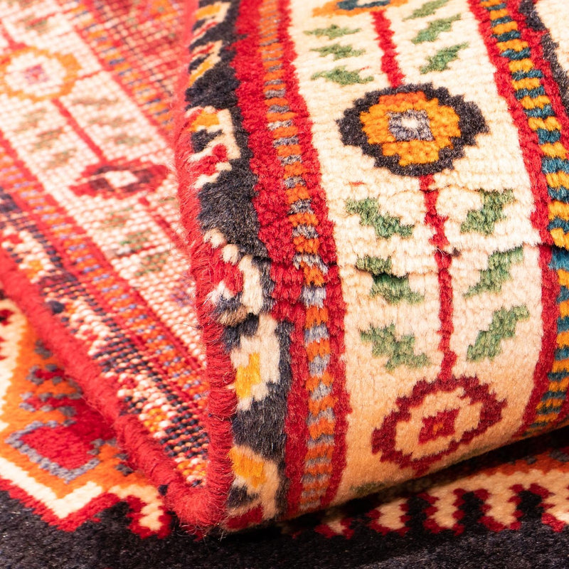 Tapis persan - Nomadic - 155 x 105 cm - rouge foncé