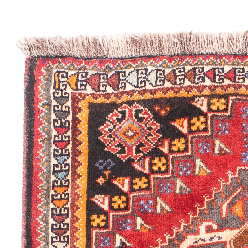 Tapis persan - Nomadic - 144 x 83 cm - rouge