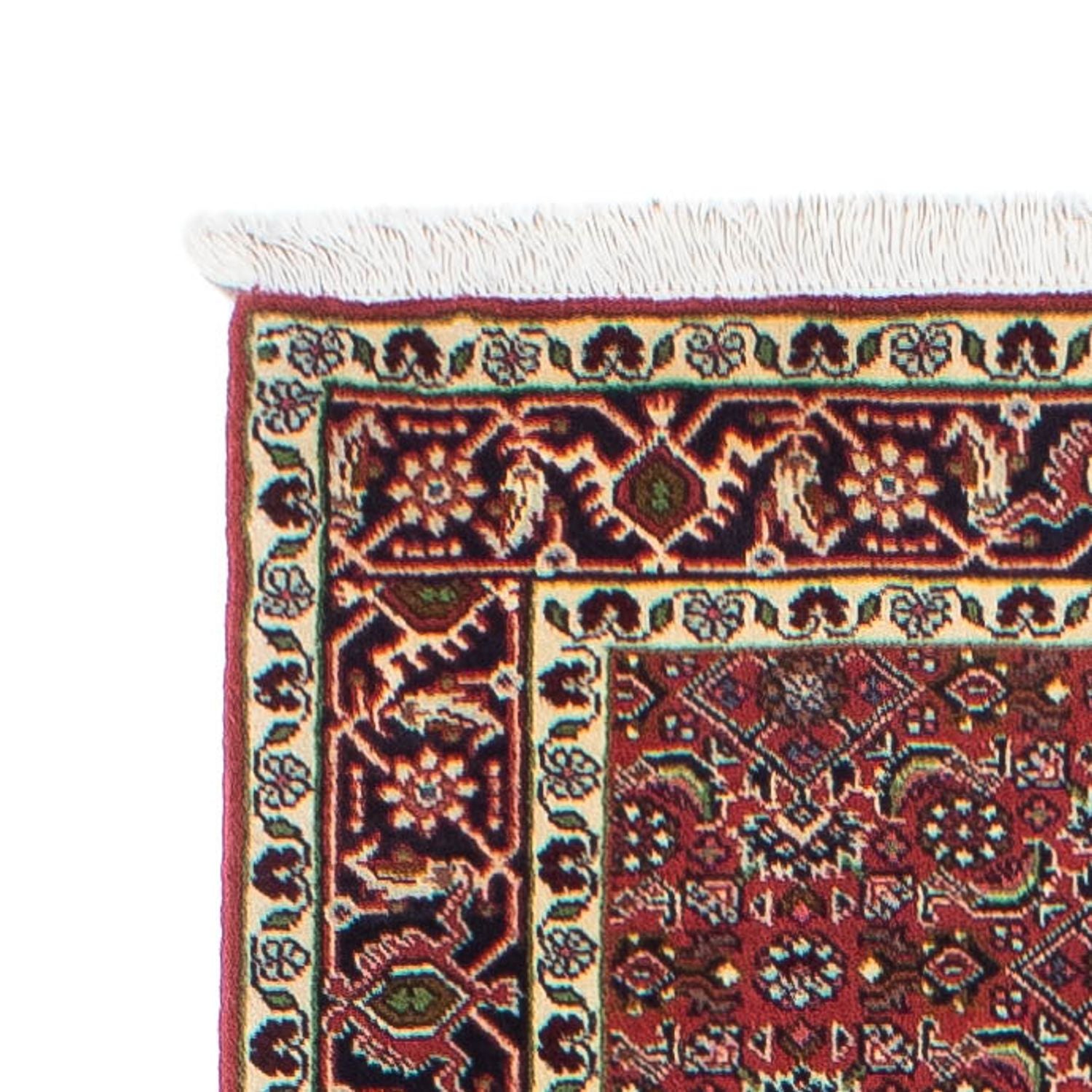 Tapis de couloir Tapis persan - Bidjar - 249 x 73 cm - rouge clair