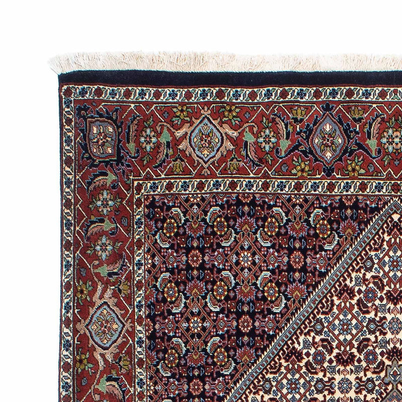 Tapis persan - Bidjar - 199 x 135 cm - bleu foncé