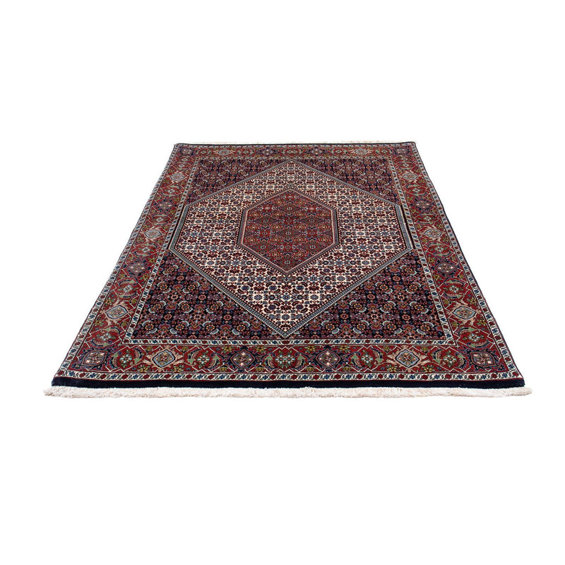 Tapis persan - Bidjar - 199 x 135 cm - bleu foncé