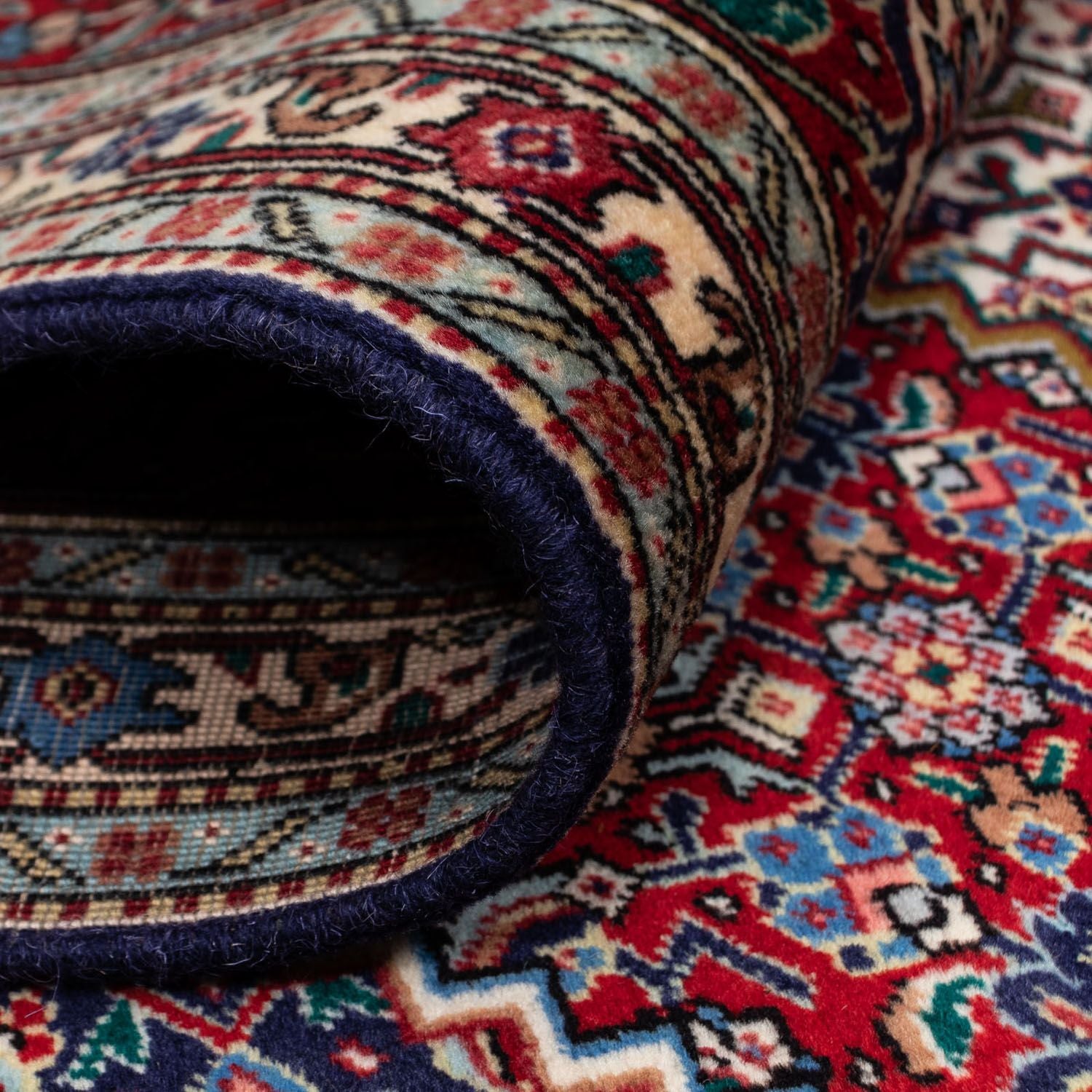 Tapis persan - Tabriz - Royal - 298 x 202 cm - rouge foncé