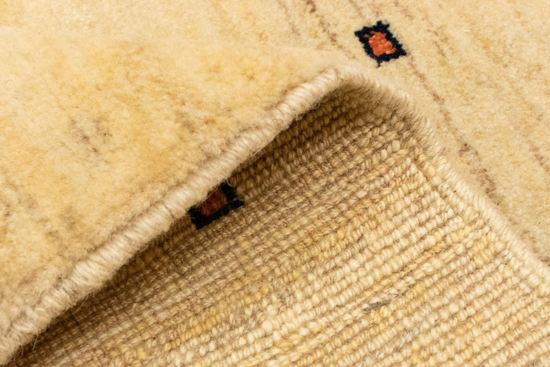 Tapis Gabbeh - Persan carré  - 102 x 100 cm - beige