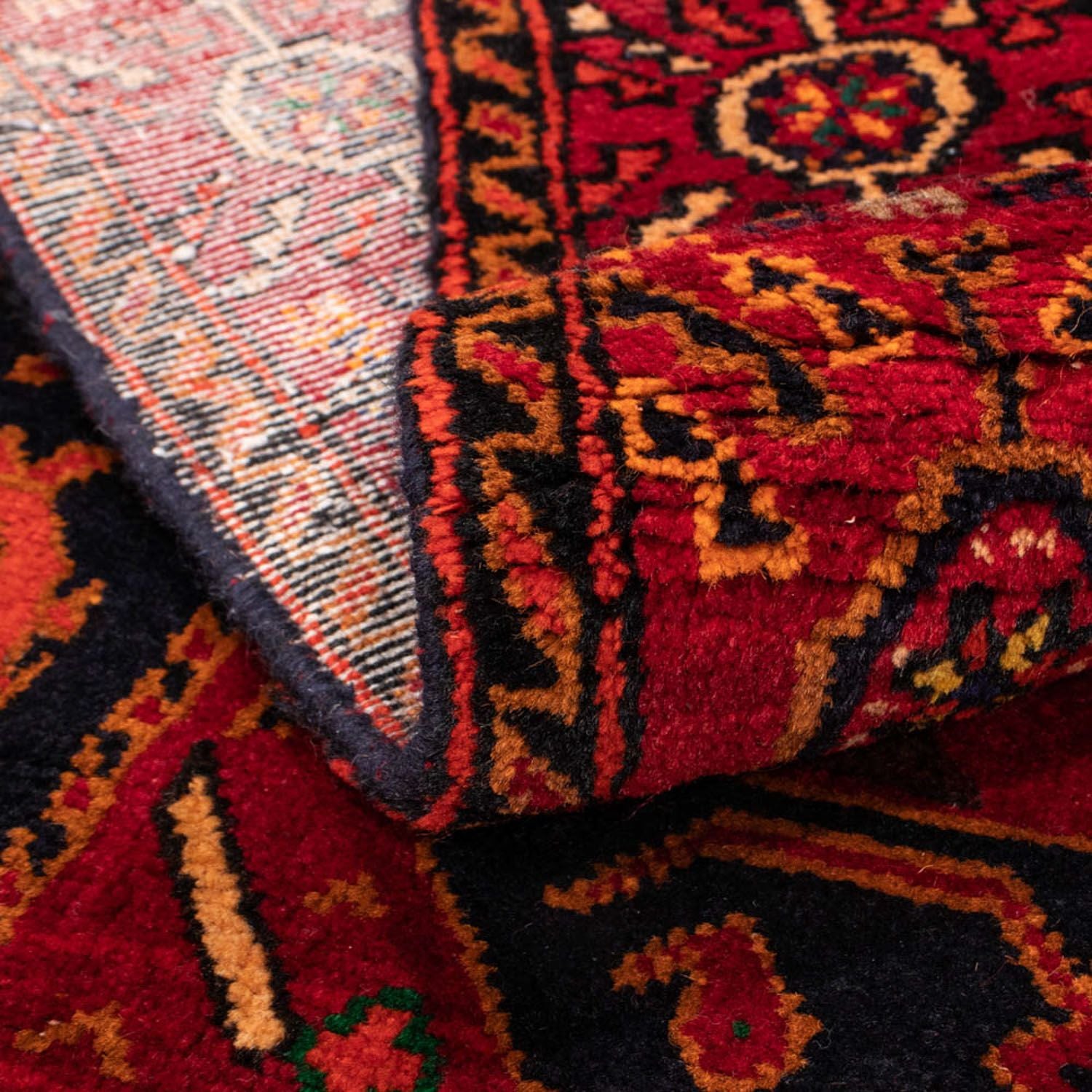 Tapis Belutsch - 203 x 130 cm - rouge