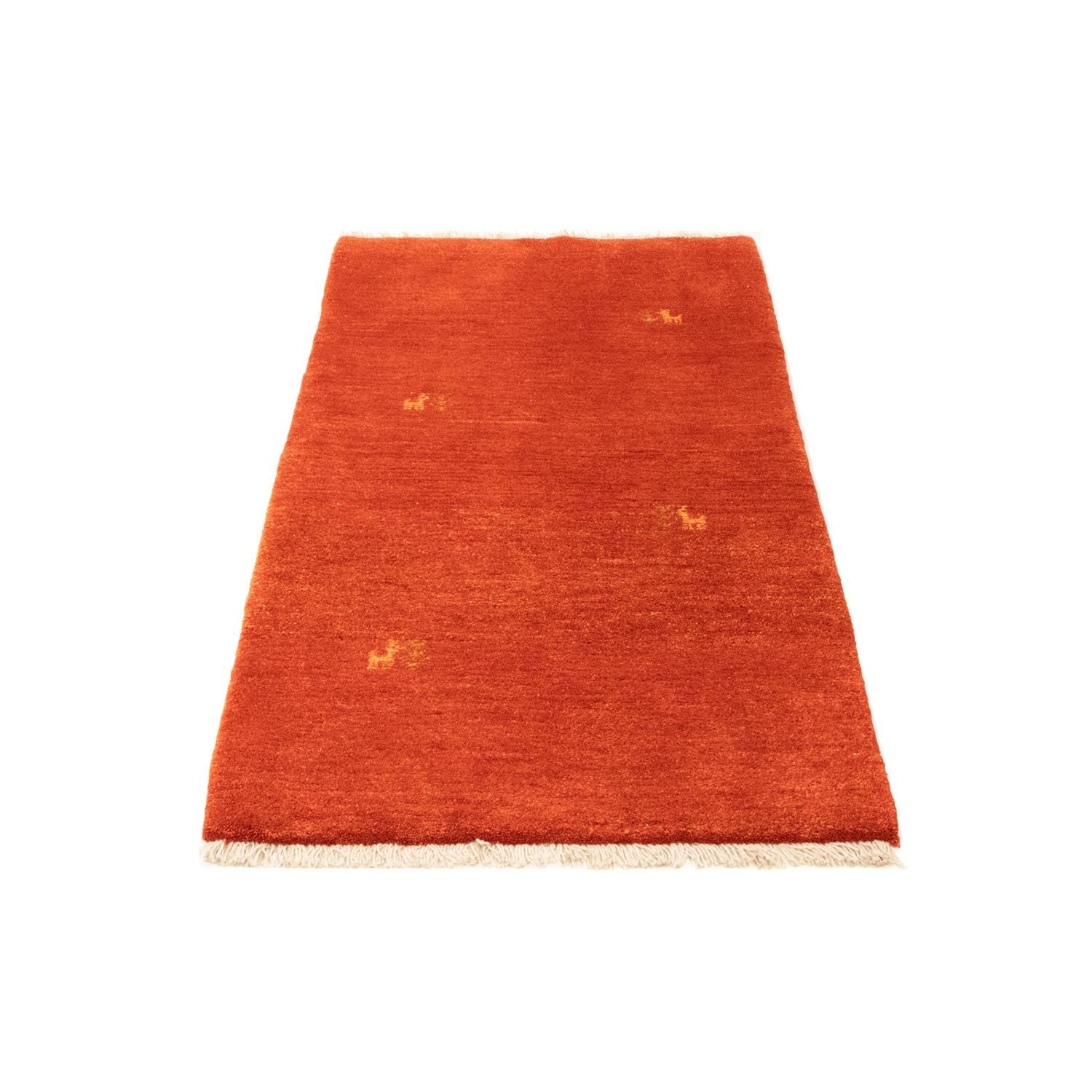 Tapis Gabbeh - Persan - 139 x 73 cm - rouge