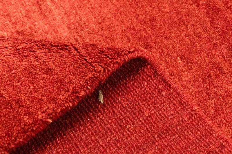 Tapis Gabbeh - Loribaft Persan - 130 x 81 cm - rouge