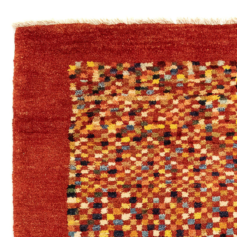 Tapis Gabbeh - Persan - 135 x 72 cm - rouge foncé