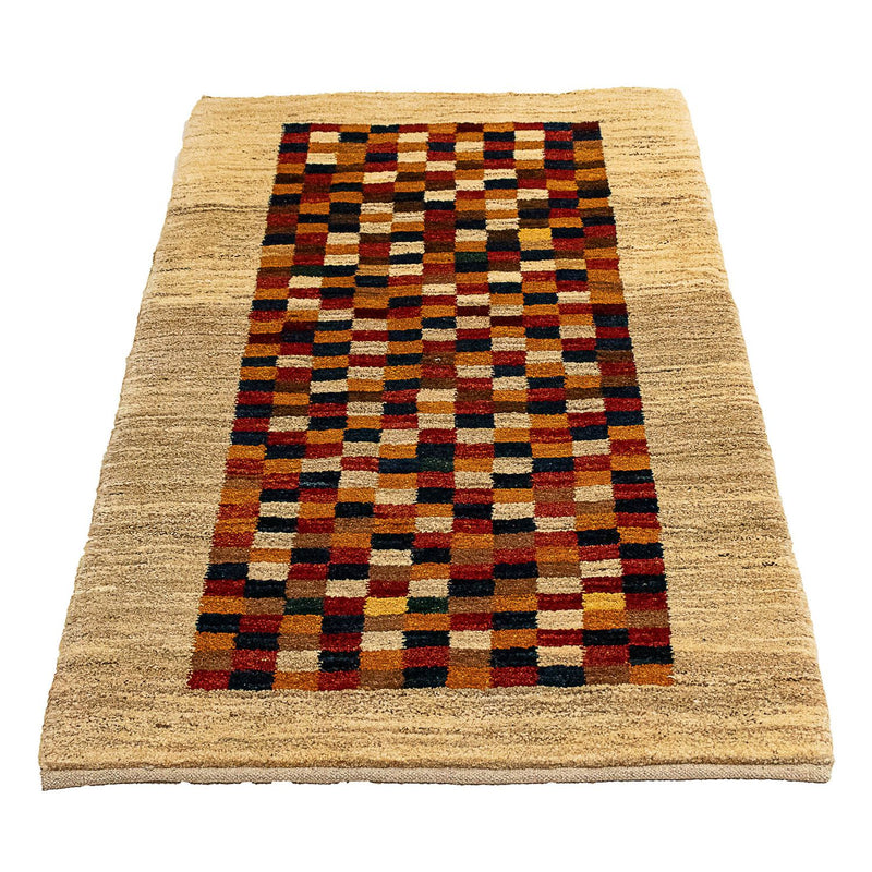 Tapis Gabbeh - Persan - 138 x 72 cm - beige