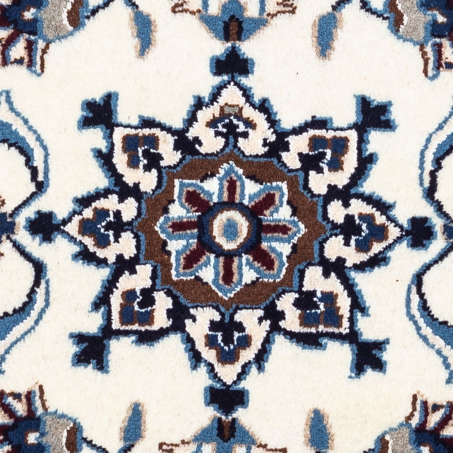Tapis persan - Nain - 139 x 68 cm - beige
