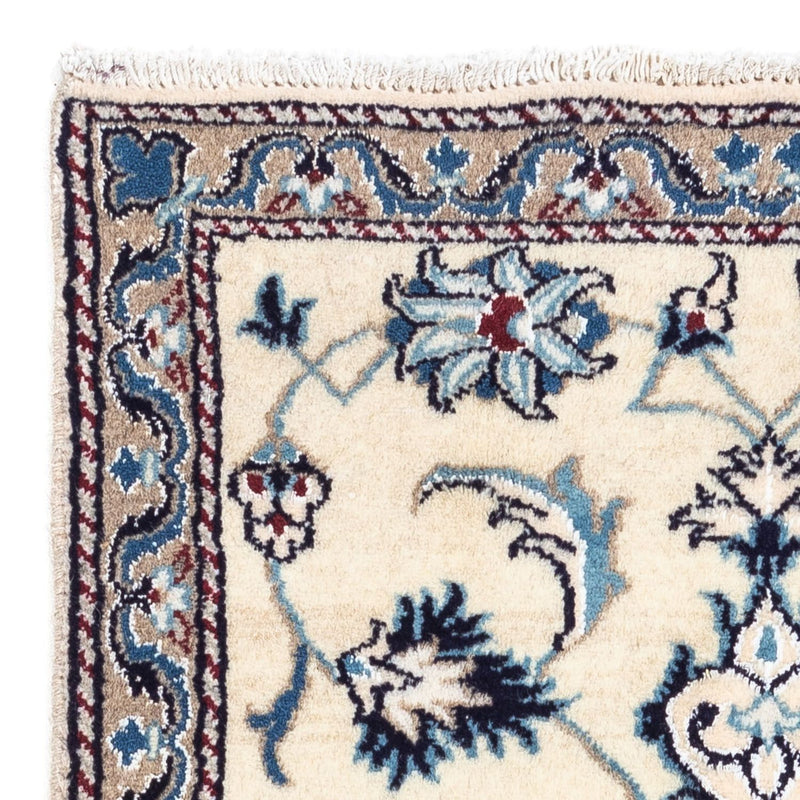 Tapis persan - Nain - 135 x 68 cm - beige