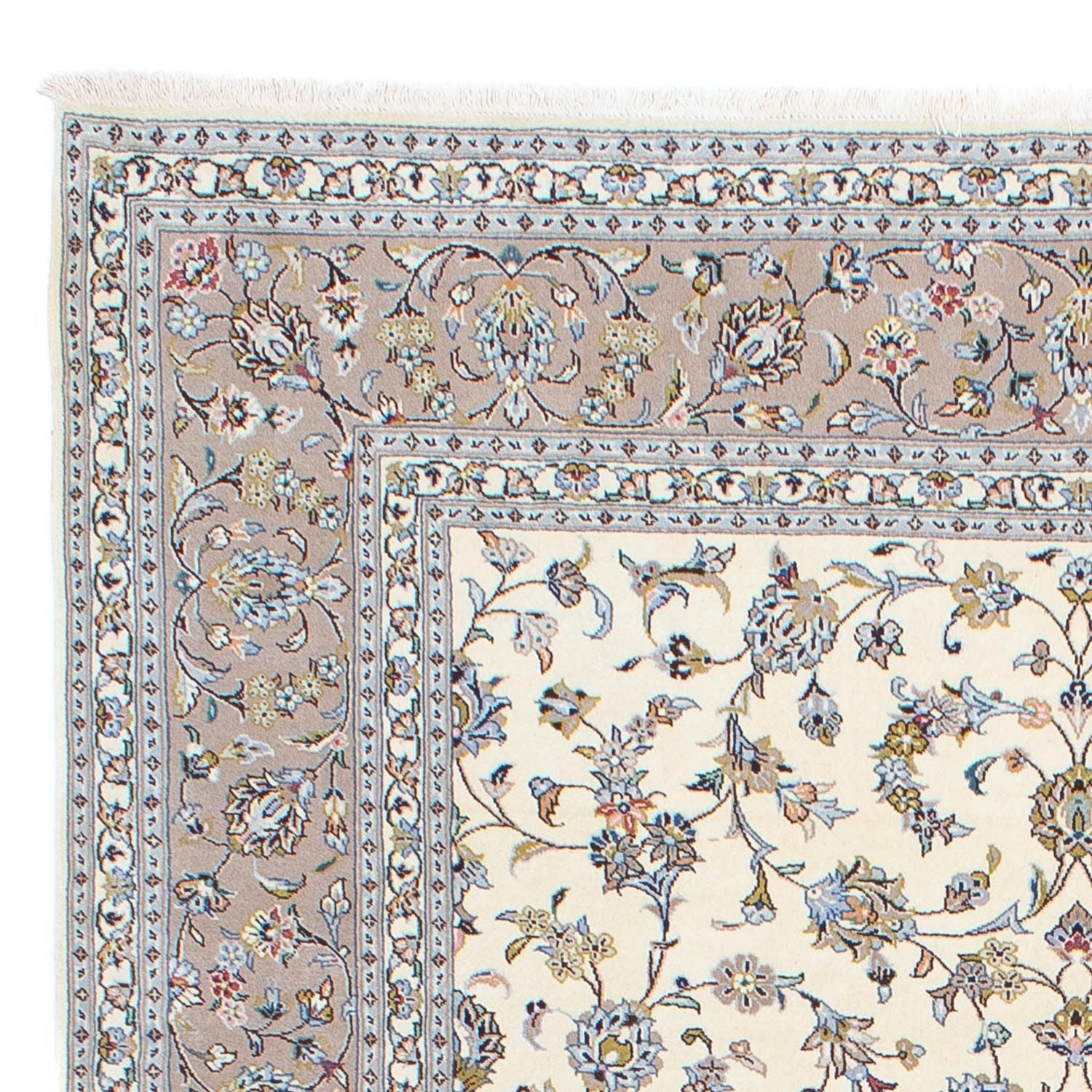 Tapis persan - Keshan - 295 x 200 cm - beige