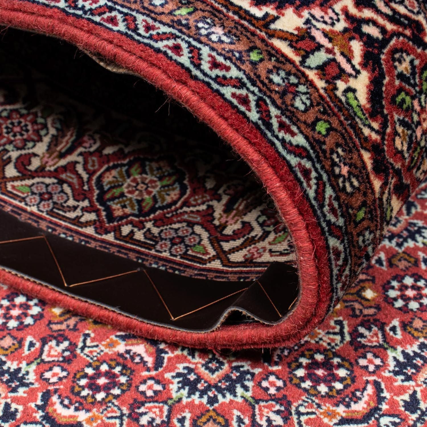 Tapis persan - Bidjar - 228 x 138 cm - rouge