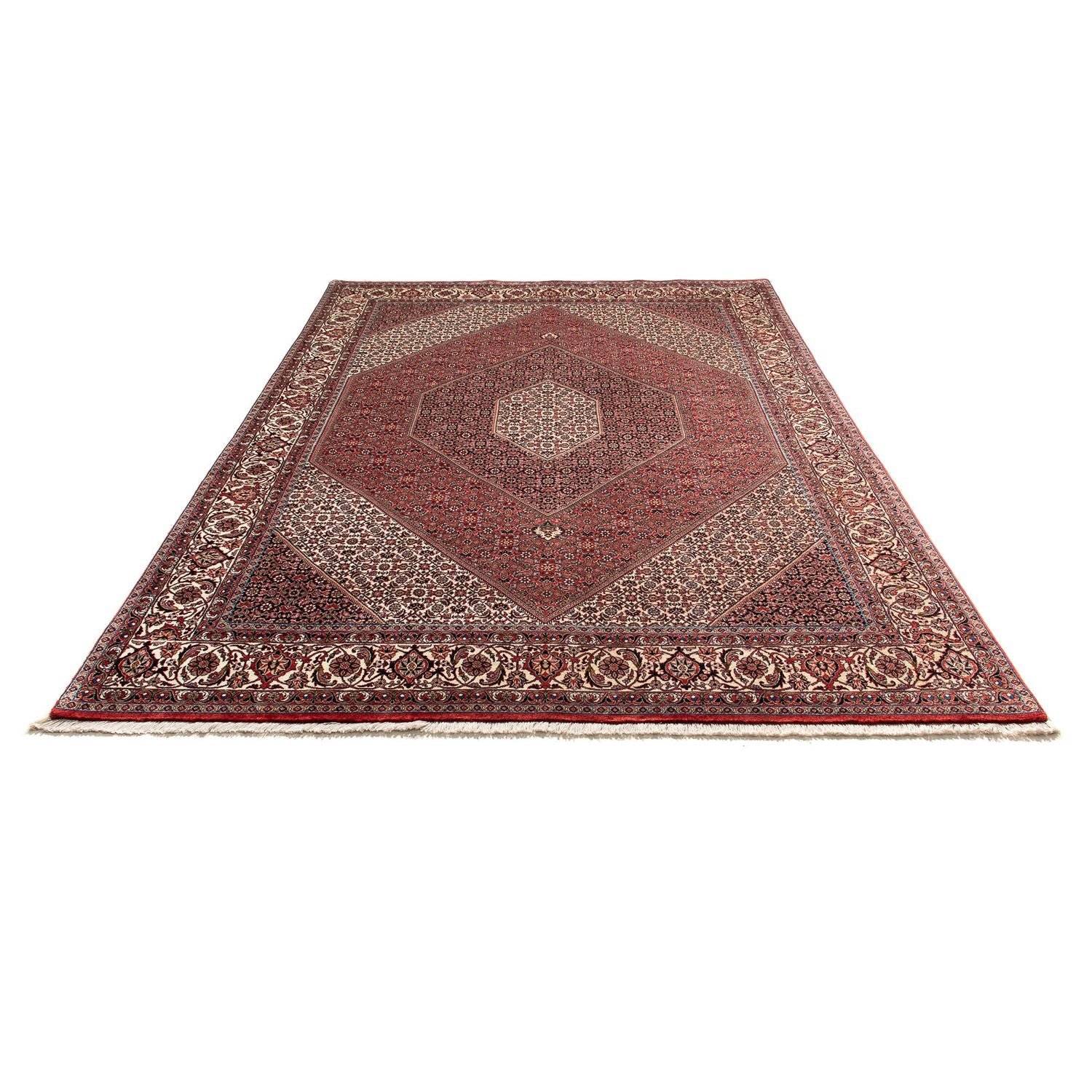 Tapis persan - Bidjar - 294 x 204 cm - rouge clair