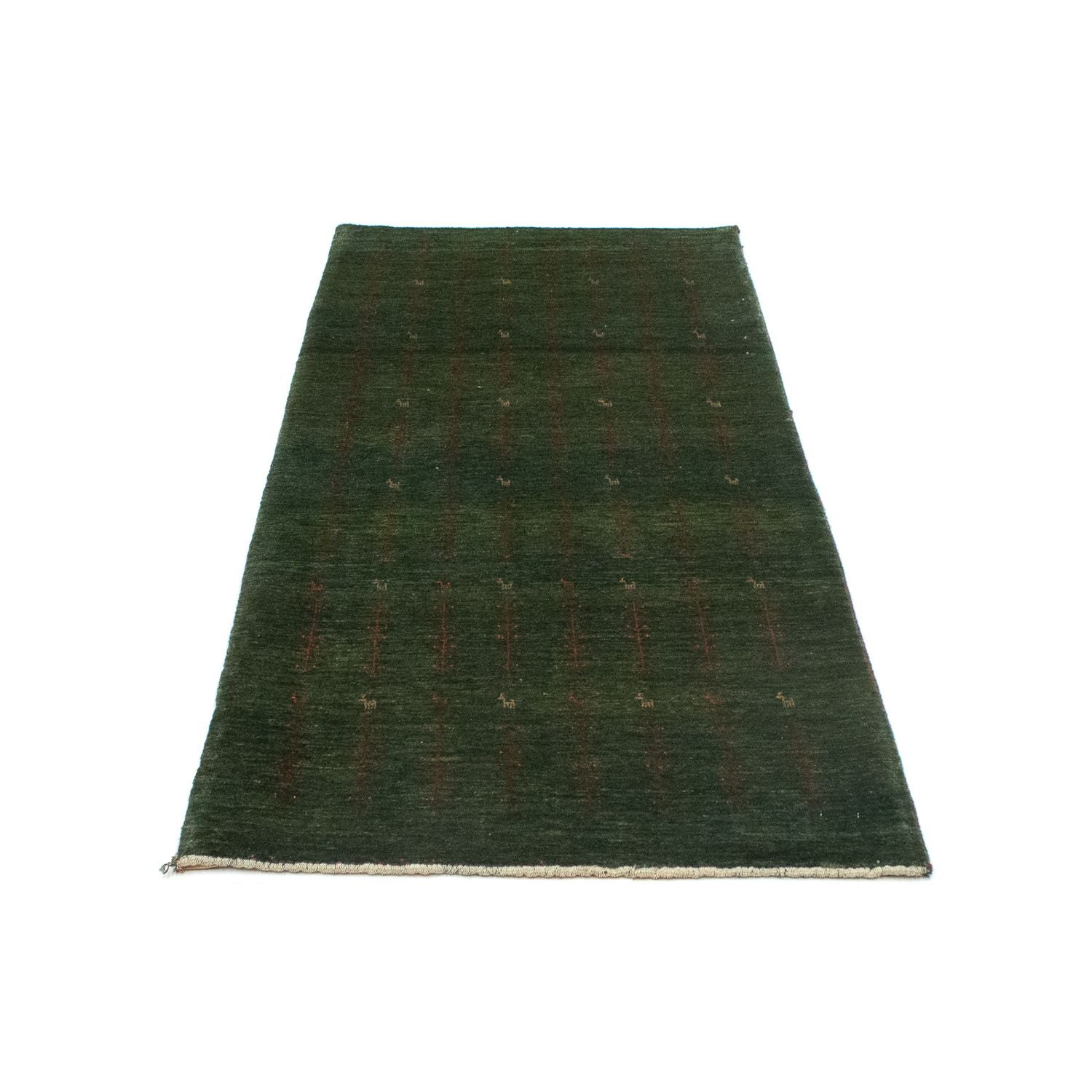 Tapis de couloir Tapis Gabbeh - Loribaft Persan - 209 x 87 cm - vert