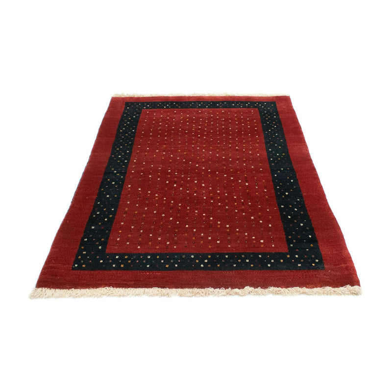Tapis Gabbeh - Loribaft Persan - 155 x 103 cm - rouge